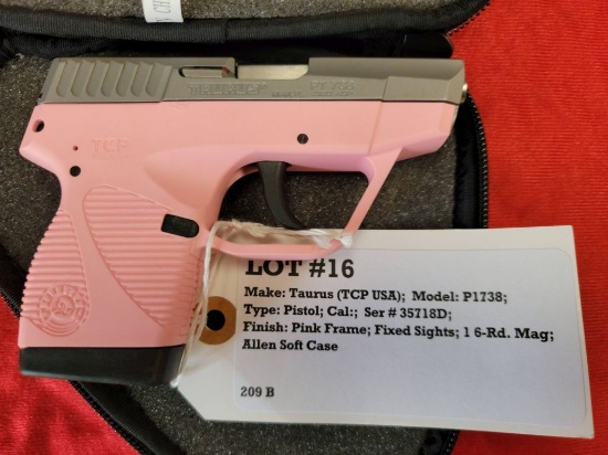 Taurus (TCP USA) Model PT798 380 ACP Pistol
