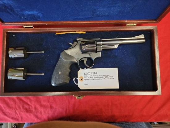 S&W Mod 53 22 Jet Revolver w/.22 LR and 22 Mag Cylinders