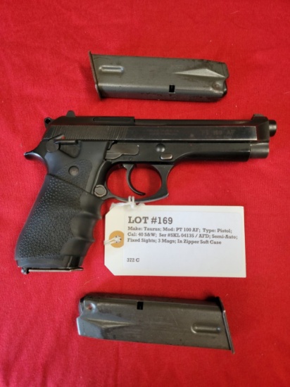 Taurus Model PT 100 AF 40 S&W Pistol