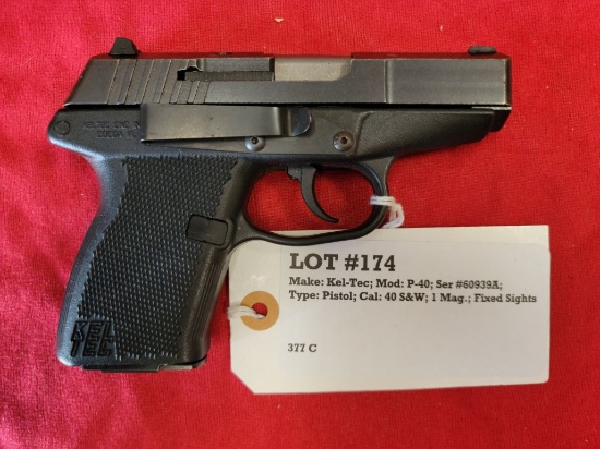 Kel-Tec Mod P-40 40 S&W Pistol