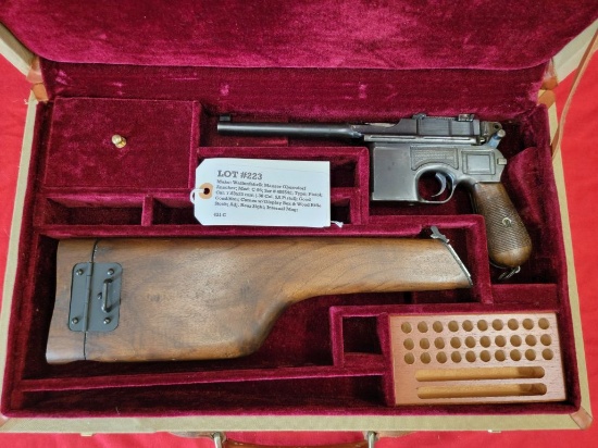 Waffenfabrik Mauser Oberndorf Anecker Mod C-96 7.63x25 mm 30 Cal. SA Pistol