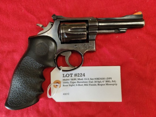 S&W Mod 15-3 38 S&W Spl Pistol