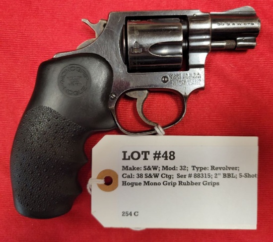S&W Model 32 38 S&W Ctg Revolver