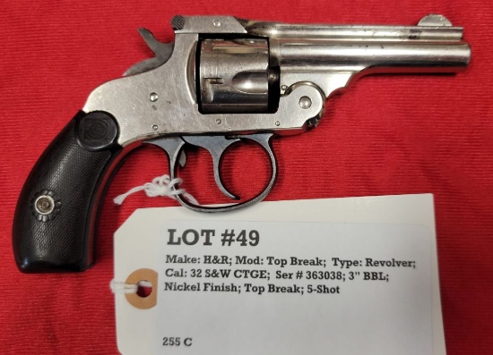H&R Model Top Break 32 Cal S&W Revolver