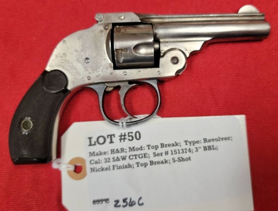 H&R Model Top Break 32 Cal S&W Revolver