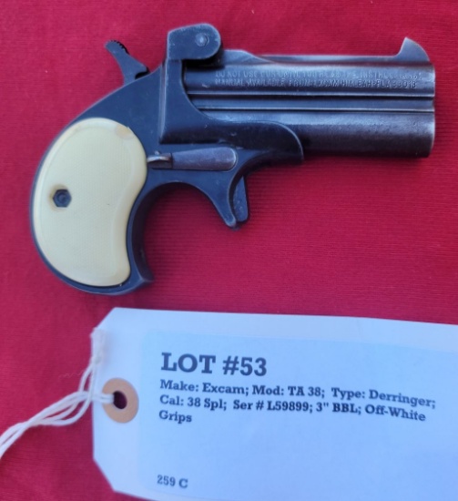 Excam Model TA 38 Spl Derringer