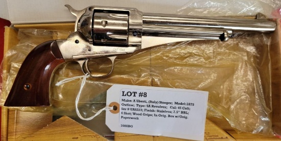 Stoeger, Akokeek, MD (A Uberti, Italy) Model 1875 Outlaw .45 Colt Revolver
