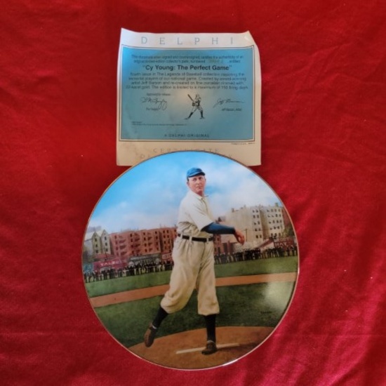 Cy Young Collector Plate