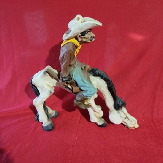 Cowboy/Horse Figurine