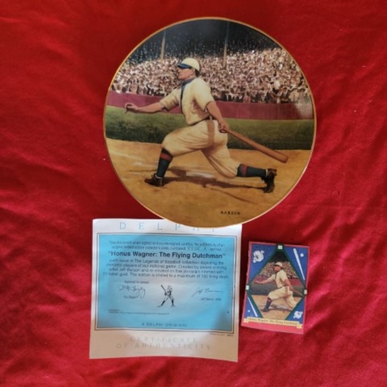 Honus Wagner Collector Plate