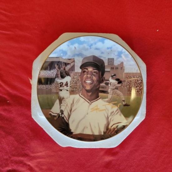 Willie Mays Collector Plate
