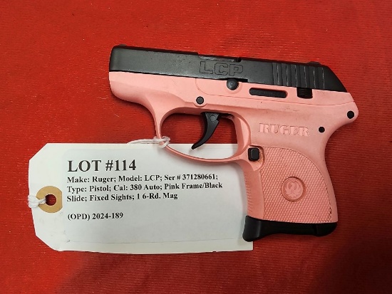 Ruger Model LCP
