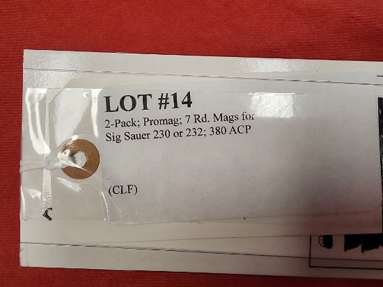 2-Pack; Promag; 7 Rd. Mags for Sig Sauer 230 or 232; 380 ACP
