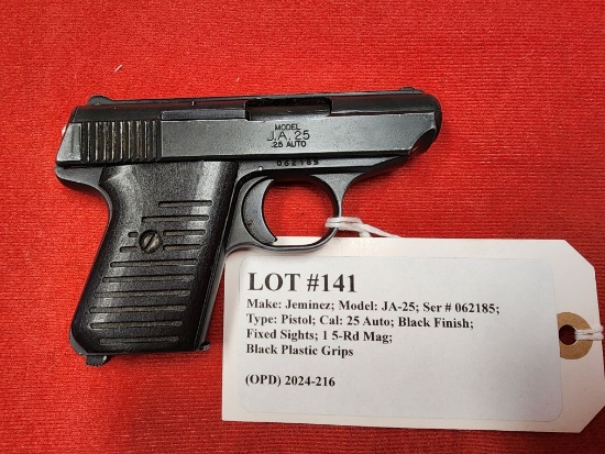 Jeminez Arms Inc Model JA 25