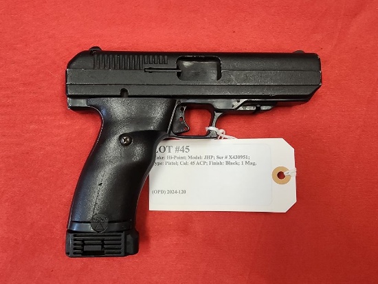 Hi-Point Firearms Model JHP 45 ACP