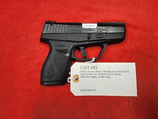 Taurus Model 740 Slim
