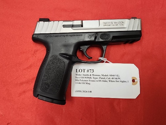 Smith & Wesson Model SD40 VE