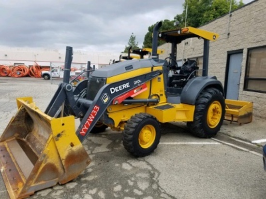 (2018) John Deere 210L, Tractor Skip Loader