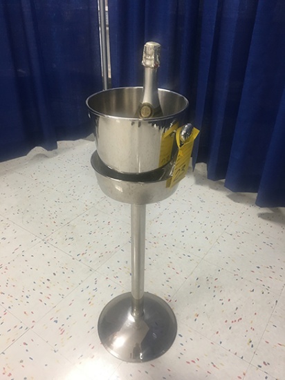Stainless Steel Wine Chiller with Stand