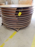 10x$ 60in Diameter Wood Tables