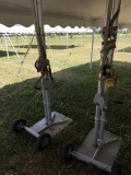 (2) Frame Tent Jacks