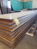 10x$ 8 ft x30in Wide Wood Banquet Tables