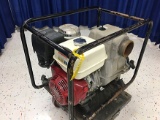 TSURMI 4in Semi-Trash Pump, Honda Engine