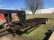 Gooseneck 95in x 21ft single axle dually hay trailer, with title