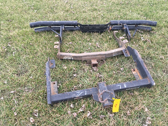 (2) Receiver Hitches and Tube Bumper