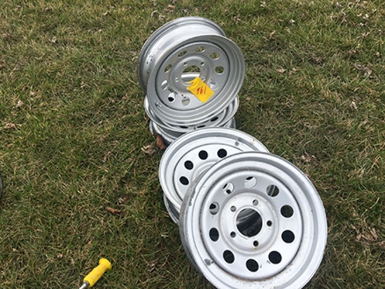 (4) 5 Bolt 15-5 Rims