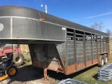 Kiefer Built 20ft Gooseneck tailer, New Steel & Floor