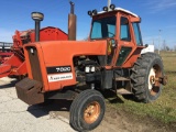 AC 7020 Cab Tractor, Power Shift, reads 5761 hrs, front weights, good 18.4-38 tires, hyd dual