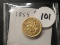 1859 $2 1/2 Liberty Gold