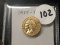 1925-D $2 1/2 Indian Gold