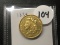1834 $5 Classic Head Liberty Gold, Plain 4