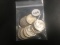 Lot of 17 Mixed date Washington Silver Quarters