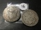 2x$ 1880-O, 1889-O Morgan Dollars