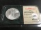 2001 Silver amber Eagle Dollar