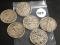 Lot of 6 Walking Liberty Half Dollars