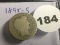 1895-S Liberty Dime