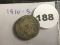 1910-S Liberty Dime