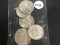 Lot of (6) 1964 Silver Kennedy Half Dollars