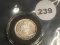 1839 Seated Liberty Dime, No Drapery, Nice