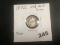 1872 Seated Liberty Half Dime