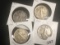 4 Walking Liberty Half 1940, 40-S,41-D,41-S