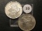 2x$ 1900 Morgan Dollars, BU