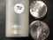 20x$ One Troy oz. Silver (Peace) Rounds