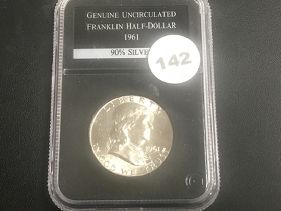 1961 Unc. Franklin Half