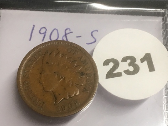 1908-S Indian Cent