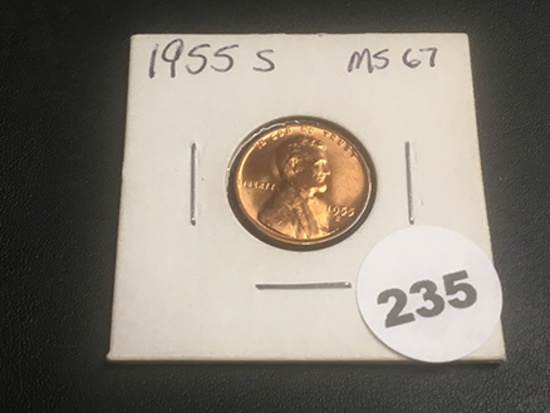 1955-S Wheat Cents